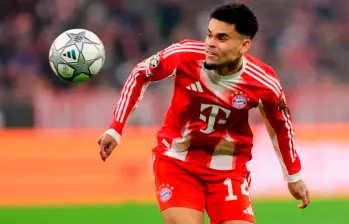 E futbolista colombiano es uno de los goleadores de la Bundesliga alemana. Por el momento, suma 21 goles y 14 asistencias con el Bayern Múnich esta temporada. Foto: Getty