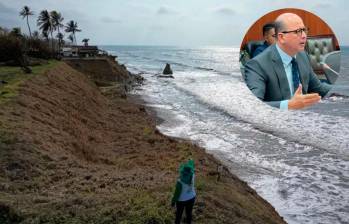 Las playas colombianas están altamente erosionadas, según estudios recientes. El senador Marcos Daniel Pineda tramita una ley para mitigar el asunto. Foto: EL COLOMBIANO.
