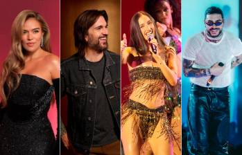 Karol G, Juanes, Aria Vega y Ryan Castro, entre los colombianos nominados al Latin Grammy. FOTOS Cortesía y EL COLOMBIANO 