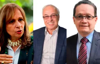 Cambios en la dirección de Ecopetrol marcan el cierre de año en la petrolera estatal. De izquierda a derecha: Ángela María Robledo, Álvaro Torres Macías y Guillermo García Realpe. FOTOS: Colprensa y cortesía