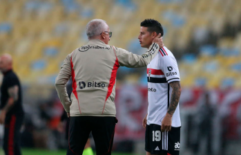 James Rodríguez podría ser titular en el próximo juego del Sao Paulo. FOTO GETTY