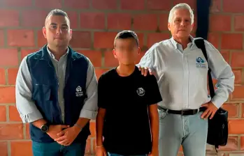 El menor Lyan José Hortúa fue liberado el pasado 21 de mayo. FOTO: Cortesía