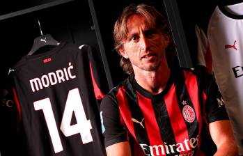 El futbolista croata Luka Modric cumplirá 40 años el próximo 9 de septiembre. FOTO: Tomada de X @acmilan