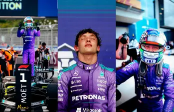 l joven piloto italiano Kimi Antonelli (Mercedes) afianzó su liderato de la Fórmula 1 al ganar este domingo el Gran Premio de Miami. FOTOS: CORTESÍA ESCUDERÍA MERCEDES