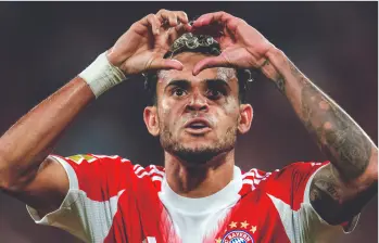 El extremo guajiro Luis Díaz es una de las grandes figuras del Bayern Múnich para esta temporada. FOTO: Getty