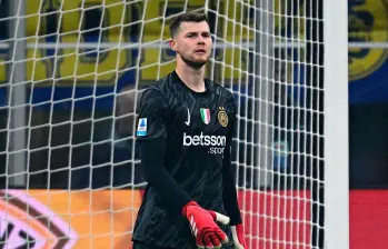 Josep Martínez, arquero del Inter de Milán. FOTO: Tomada de X @Inter