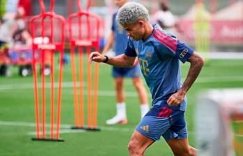 El futbolista guajiro Luis Díaz entrenó con el Bayern Múnich después de regresar de las vacaciones que tuvo por el Mundial de Norteamérica. Foto: tomada de redes sociales
