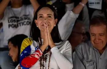 María Corina Machado ganó el Nobel de Paz el 10 de octubre por “su incansable labor en favor de los derechos democráticos del pueblo venezolano”. FOTO: Getty