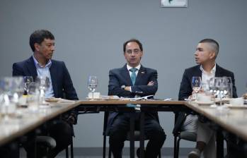 El vicepresidente electo de Colombia, José Manuel Restrepo, sostuvo una reunión con los principales actores del sector financiero. FOTO: ASOBANCARIA