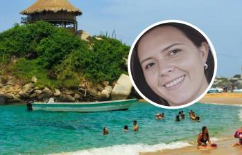 La docente identificada como Yudis Milena Agredo, de 43 años, llegó a esta zona para pasear con su familia en medio de la semana de receso. FOTO: Camilo Suárez Echeverry y cortesía Pescaito Mi Barrio Noticias