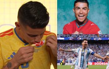 Messi, Cristiano y Colombia: lo más buscado por los colombianos durante el Mundial 2026. Foto: FIFA / @selecaoportugal / Selección Colombia