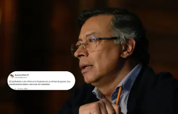 Gustavo Petro cae en contradicción al justificar un bombardeo en Guaviare este 15 de noviembre de 2025. FOTO: Colprensa 