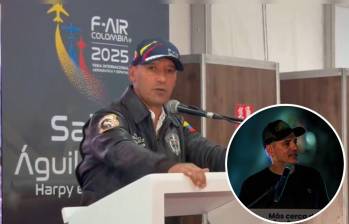 El general Pedro Sánchez destacó la estrategia que ha liderado el gobernador Rendón para la lucha contra las amenazas de inseguridad en la región. Fotos: Captura de video y Andrés Camilo Suárez Echeverry
