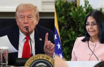 Aunque Delcy Rodríguez ha sido considerada una de las figuras más influyentes del chavismo, no fue detenida durante la operación militar desplegada por Estados Unidos. Foto: Getty