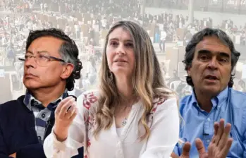 La encuesta muestra un fuerte impulso de Paloma Valencia, quien arrasa en la consulta de centro-derecha con 41,6 %. En contraste, Sergio Fajardo pierde protagonismo al no participar en consultas, mientras Gustavo Petro repunta en aprobación (49,1 %) impulsado por medidas de corte populista como el aumento del salario mínimo. FOTO: EL COLOMBIANO-PRESIDENCIA-CORTESÍA