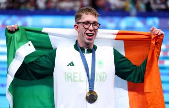 Daniel Wiffen ganó el primer oro en natación para Irlanda y participó en la serie Game of Thrones. Foto: @juegosolimpicos