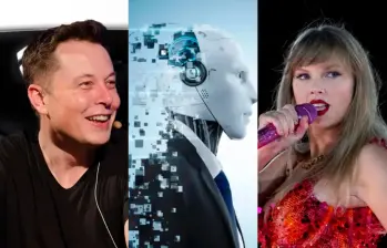 Elon Musk, la Inteligencia Artificial o Taylor Swift son mencionados entre los detonantes de un “cisne negro” para la economía mundial en 2026, según Saxo Bank. FOTOS: COLPRENSA, DEPOSIT Y AFP