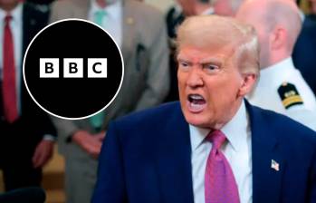 La BBC es acusada de haber montado fragmentos separados de un discurso de Trump del 6 de enero de 2021, el día del asalto al Capitolio en Washington. FOTO: Getty