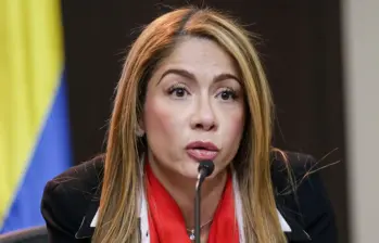 Catherine Juvinao fue reelegida representante a la Cámara por Bogotá para 2026-2030. Foto: Colprensa.