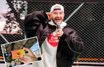 J Balvin se presentará en Medellín este fin de semana. FOTO EL COLOMBIANO y Cortesía