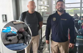 El ciudadano alemán permanecerá en control migratorio hasta que se defina su salida. Foto: Migración Colombia