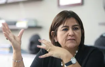 La presidenta de Grupo Aval, María Lorena Gutiérrez, lanzó un mensaje contundente sobre la propuesta de reforma tributaria que el Gobierno Nacional radicó en el Congreso. FOTO: Colprensa.
