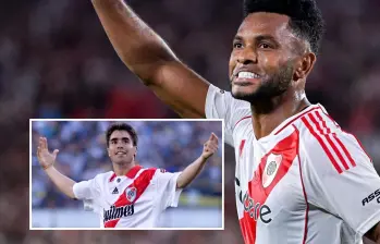 El delantero de 32 años está a pocos goles de quedar en la historia de uno de los equipos más importantes de Sudamérica y el mundo, por lo que tiene en la mira este nuevo récord. FOTO: AFP Y GETTY