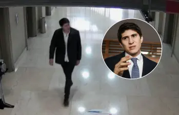 Imagen de Wadith Alberto Manzur Imbett visitando las instalaciones del Ministerio de Hacienda y Crédito Público en 2023. Foto: Captura de video – Colprensa.