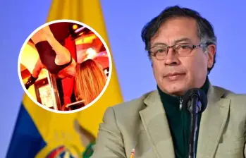 El informe de la UIAF reveló un gasto de Petro en Ménage Strip Club, un reconocido club nocturno de Cais do Sodré, en Lisboa, Portugal. FOTO: Presidencia de la República y redes sociales Menage Strip Club