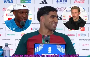 Vinícius, Hakimi y De Jong: los casos que desataron la polémica por el español. Foto: captura de video redes sociales