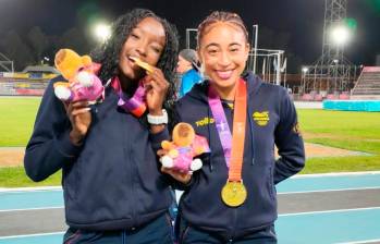 Colombia ganó la medalla de oro en los 4x400 femenino en los Juegos Sudamericanos. FOTO: Instagram linalicona_200