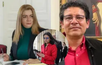 El jefe de despacho José Raúl Moreno y la subdirectora Letty Leal concentran las miradas en Palacio FOTOS: COLPRENSA.