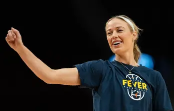 La figura de las Indiana Fever y guardiana de Caitlin Clark desató una tormenta política en Estados Unidos tras exigir “proteger a las jóvenes de hombres biológicos” en los juegos de la NBA femenina. FOTO: Getty
