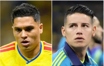 Con cotizaciones de 1.8 y 1.5 millones de euros respectivamente, Juan Fernando Quintero y James Rodríguez se han posicionado como las oportunidades a costo cero más atractivas del mercado. FOTO: Getty