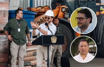 El presidente Abelardo de la Espriella encargó al empresario Jaime Uribe como gerente del “Fondo Milagro” mientras Juan Manuel Muñoz, quien gerenció su campaña en el Valle, será gerente en ese departamento. Foto: Cortesía/Redes sociales/Captura de video.