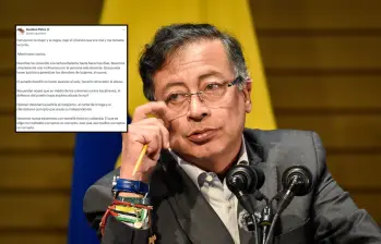 El presidente Gustavo Petro criticó la elección de Carlos Camargo como magistrado de la Corte Constitucional. Fotos: Colprensa y redes sociales 