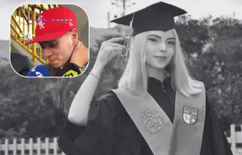 El poema de amor que le hizo Simón García a Mariana Upegui Escobar y que no pudo leerle. FOTOS: Capturas de video - tomada de redes sociales 