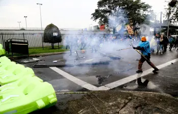 El Consejo de Estado advirtió que las protestas no son un derecho absoluto. Foto: Colprensa (imagen de referencia).