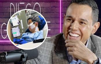 El reportero de Séptimo Día, Diego Guauque, confirmó que se encuentra internado en un centro asistencial desde hace cinco días. FOTO: Tomada de redes sociales de @diego_reportero
