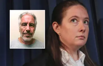 Maurene Comey, es hija del exdirector del FBI James Comey, quien no ha tenido una relación cercana con el actual presidente de Estados Unidos, Donald Trump. FOTO: Departamento de Justicia de EE. UU., y Getty
