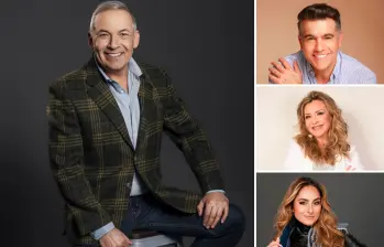 César Escola, Carlos Calero, Marcela Moreno y Nara, cantarán en Medellín el 17 de mayo. FOTOS Cortesía