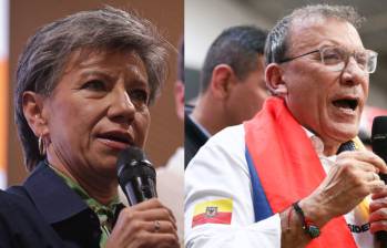 Claudia López, ganadora de la Consulta de las Soluciones y Roy Barreras, ganador consulta Frente por la Vida. Fotos: Colprensa