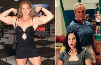 Murió la actriz y fisicoculturista Jayne Trcka a los 62 años.FOTOS: Captura de video (Miramax Films), tomada de redes sociales.