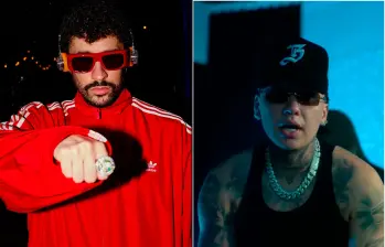 Spotify le hizo entrega de un anillo para completar así cuatro que tiene por ser el más escuchado del mundo. Blessd agradeció ser el colombiano más escuchado en su país. FOTOS cortesía spotify