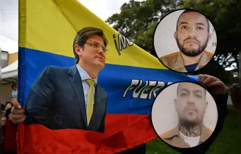 Alias El Costeño y alias El Hermano hacen parte del grupo de procesados por el magnicidio de Miguel Uribe Turbay. Fotos: AFP y cortesía
