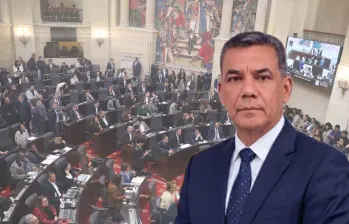 En la Cámara presentaron solicitud de moción de censura contra el ministro de Defensa Jorge Mora. FOTO: Colprensa y redes sociales