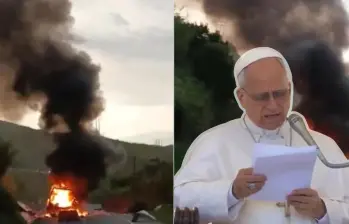 El Papa en la Audiencia General, donde expresó “exhorto a todos a rechazar cualquier forma de violencia y optar decididamente por el camino de la paz” Foto: Captura de video / Vatican Media