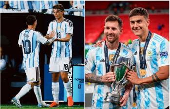 Nico Paz y Paulo Dybala son los apuntados a reemplazar a Messi en el futuro inmediato. FOTOS: Instagram Nico Paz y PauloDybala