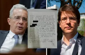 La carta estaba escrita a mano. FOTO: ARCHIVO EL COLOMBIANO