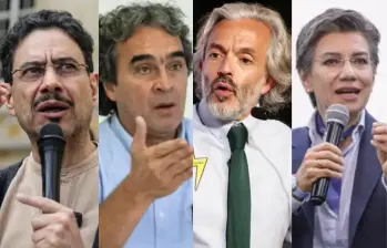 Sectores afines a Cepeda han querido acercarse a Sergio Fajardo, Juan Daniel Oviedo y Claudia López. Foto: Colprensa/ El Colombiano.
